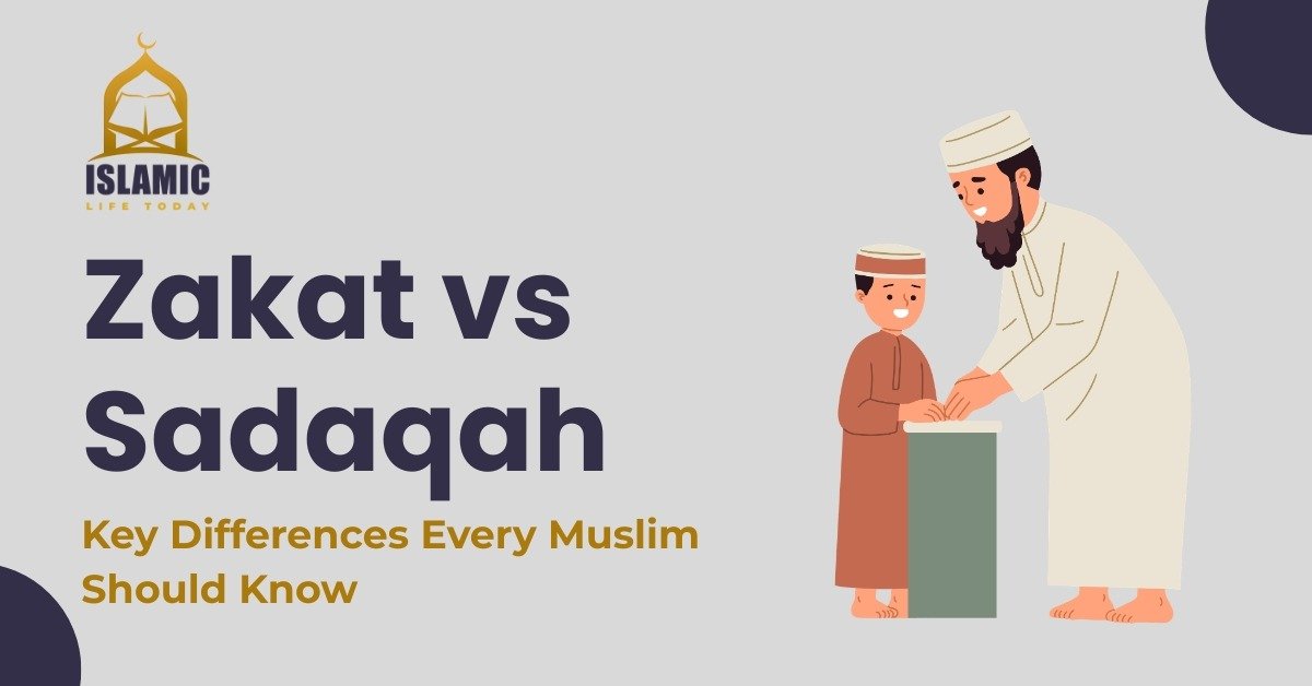 zakat vs sadaqah difference